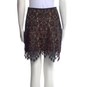 For Love and Lemons  Black Lace Skirt